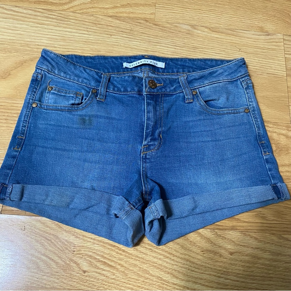 Celebrity Pink Mid Rise Short Shorts